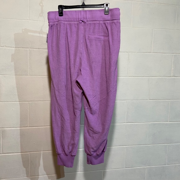 Free People Movement Women Radiant Jogger Purple Comfy Terry Loungewear Athletic - Picture 9 of 12